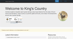 Desktop Screenshot of kingscountry.org