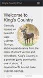 Mobile Screenshot of kingscountry.org